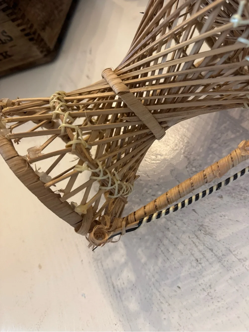 Mini Wicker boho chair - Natural